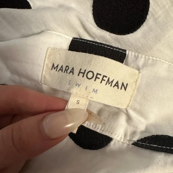 MARA HOFFMAN Eavan Polka Dot Ruffle-Hem Skirt - Picture 7 of 8